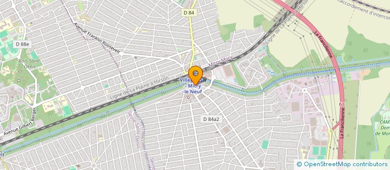localisation de l'entreprise ASCWIN à VILLEPARISIS