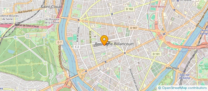 localisation de l'entreprise ASCY à BOULOGNE-BILLANCOURT