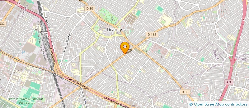 localisation de l'entreprise ASD  DRANCY