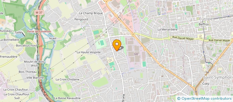 localisation de l'entreprise ASD 37 - ACTIVITES SERVICES DOMICILE à SAINT-CYR-SUR-LOIRE