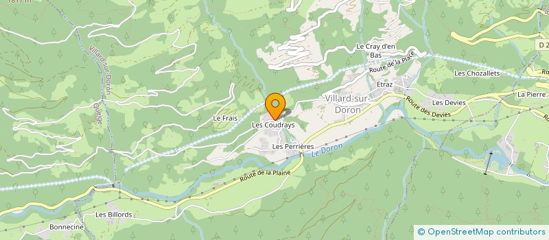 localisation de l'entreprise ASD  VILLARD-SUR-DORON