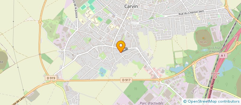 localisation de l'entreprise ASD  CARVIN