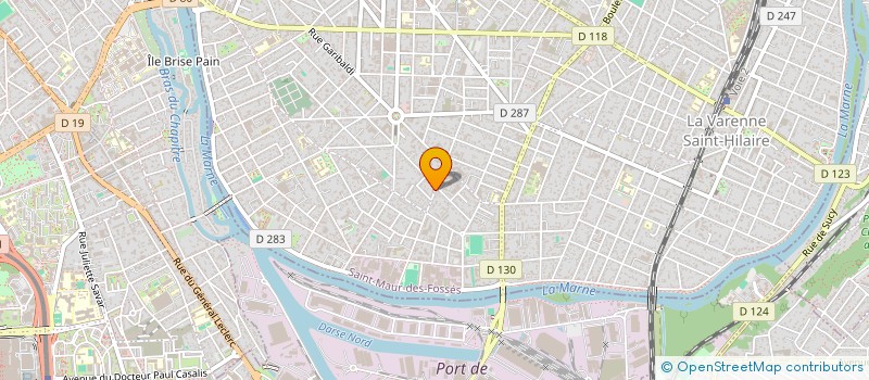 localisation de l'entreprise ASD ALIMENTATION SERVICE  SAINT-MAUR-DES-FOSSES