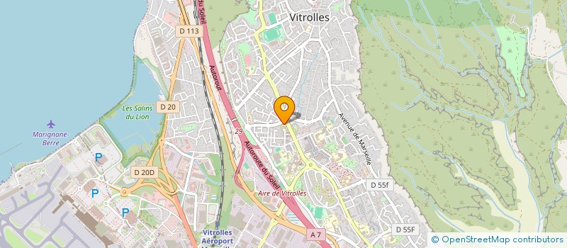 localisation de l'entreprise ASD AUTOMOBILES  LA FARE-LES-OLIVIERS