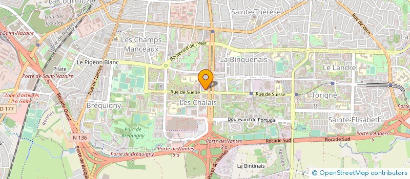 localisation de l'entreprise ASD CARHAIX  RENNES