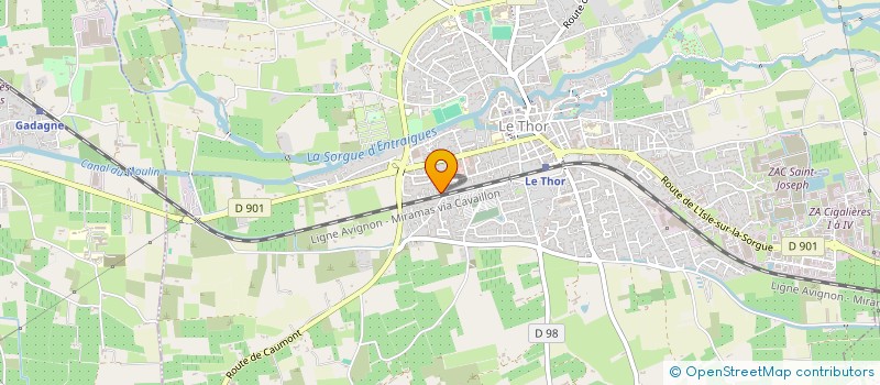 localisation de l'entreprise ASD CONSEILS à LE THOR