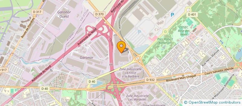 localisation de l'entreprise ASD CRYSTAL à AULNAY-SOUS-BOIS