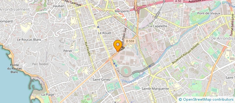 localisation de l'entreprise ASD DISTRIBUTION à MARSEILLE