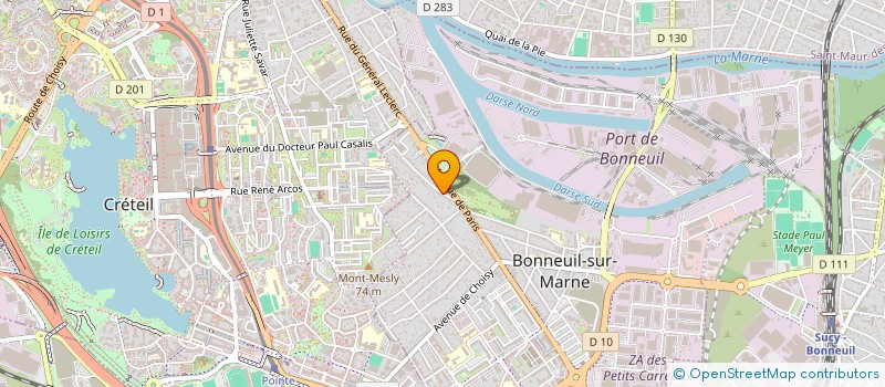 localisation de l'entreprise ASD ENERGIE  CRETEIL