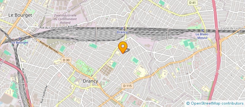 localisation de l'entreprise ASD IMMOBILIER à DRANCY