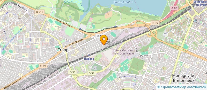 localisation de l'entreprise ASD NOVA à TRAPPES