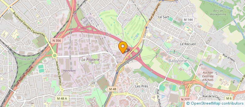localisation de l'entreprise ASD PATRIMOINE à CROIX