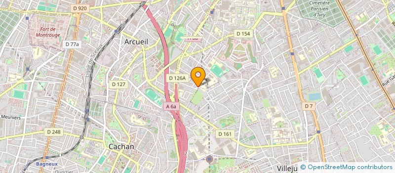 localisation de l'entreprise ASD SERVICES  ARCUEIL