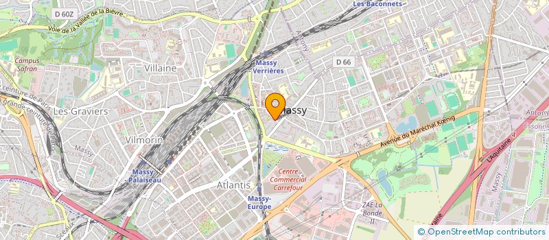 localisation de l'entreprise ASD SERVICES à MASSY