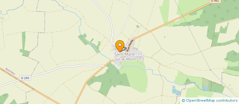 localisation de l'entreprise ASDB (AU SERVICE DU BATIMENT ET DU TERRASSEMENT)  SAINT-MARD-SUR-LE-MONT