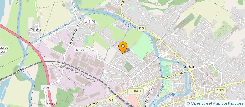 localisation de l'entreprise ASDC à GLAIRE