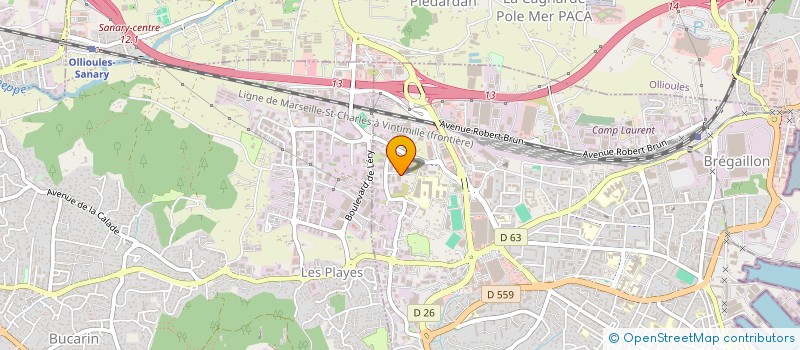 localisation de l'entreprise ASDC  LA SEYNE-SUR-MER