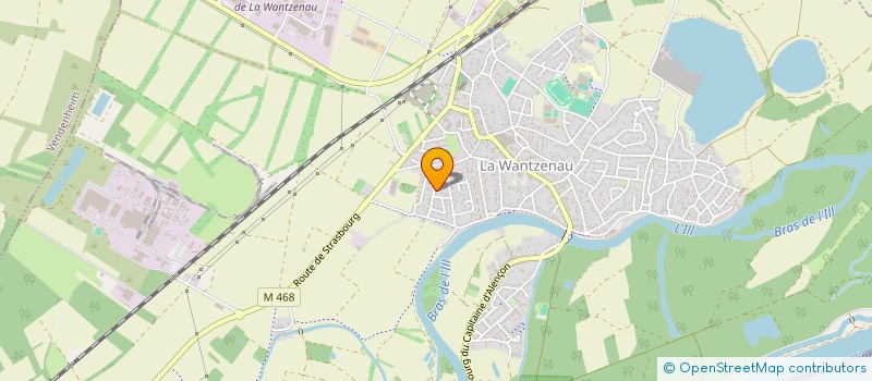 localisation de l'entreprise ASDEPAL à LA WANTZENAU
