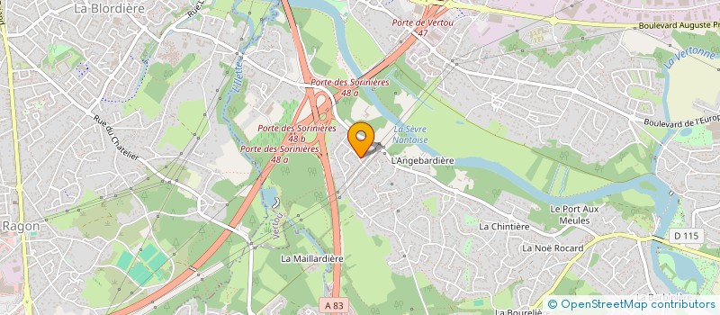 localisation de l'entreprise ASDMIR à VERTOU