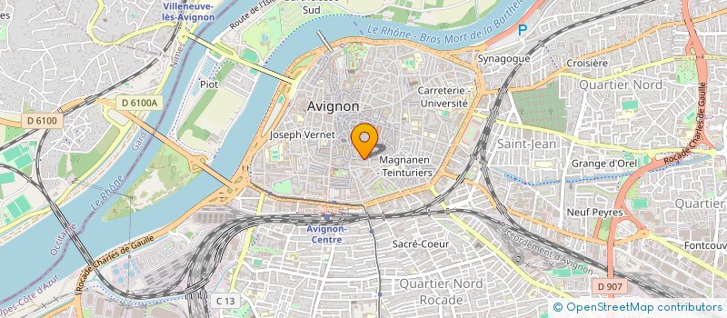 localisation de l'entreprise ASDO ACAD SPORT DISC EXTR ORIE à AVIGNON