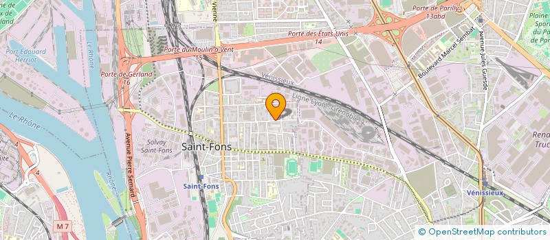 localisation de l'entreprise ASDRIVER à SAINT-FONS