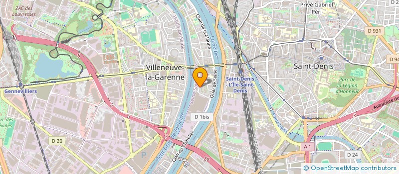 localisation de l'entreprise ASDUVTC  L'ILE-SAINT-DENIS