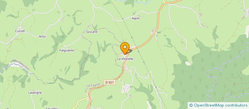 localisation de l'entreprise ASDV AUX SAVEURS DES VIGNES  MONTPEYROUX