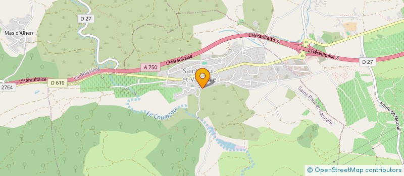 localisation de l'entreprise ASE  SAINT-PAUL-ET-VALMALLE