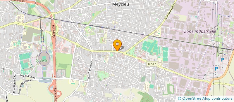 localisation de l'entreprise ASE à MEYZIEU