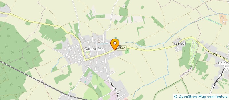 localisation de l'entreprise ASE  GARANCIERES