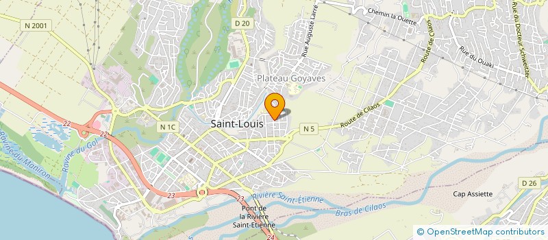 localisation de l'entreprise ASE - ASSOCIATION SOCIO-EDUCATIVE à SAINT-LOUIS
