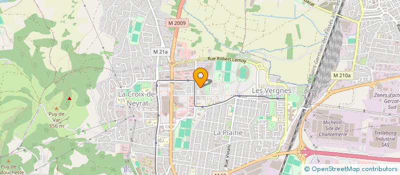 localisation de l'entreprise ASE.BAT  CLERMONT-FERRAND