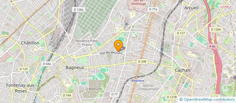 localisation de l'entreprise ASE CONCEPT SERVICES  BAGNEUX