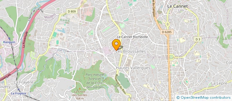 localisation de l'entreprise ASE FERMETURES à CANNES