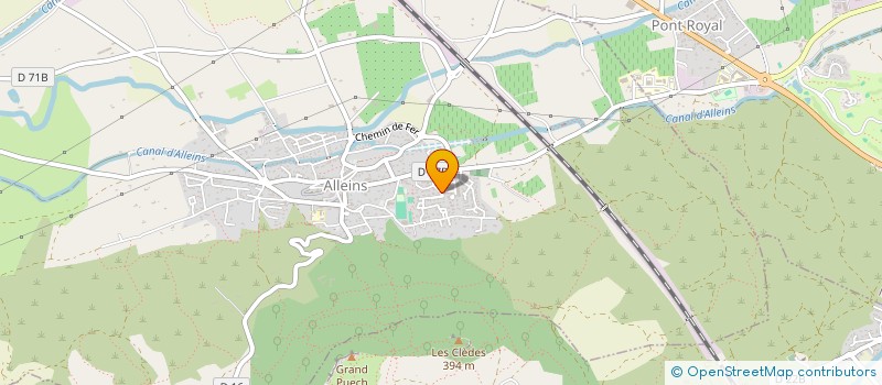 localisation de l'entreprise ASE FIVE CLUB  ALLEINS