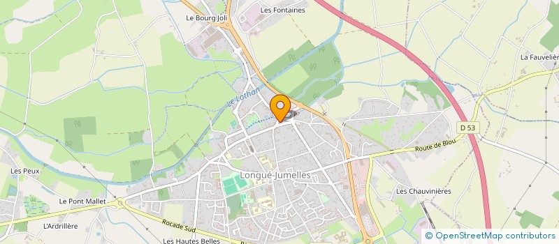 localisation de l'entreprise ASE GEOMETRE à LONGUE-JUMELLES