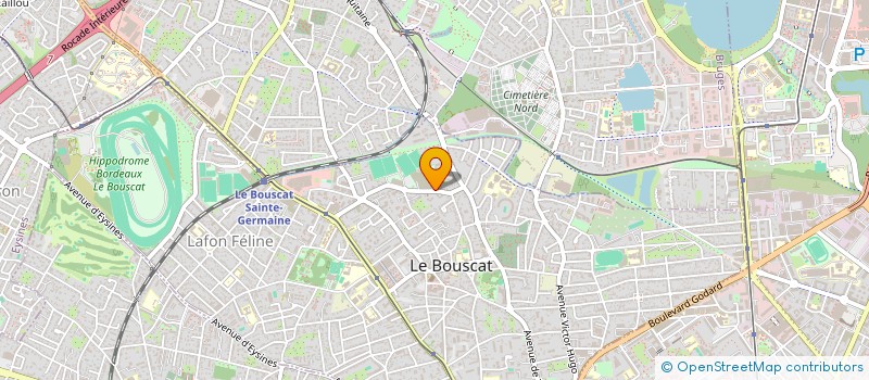 localisation de l'entreprise ASE IMMO  LE BOUSCAT