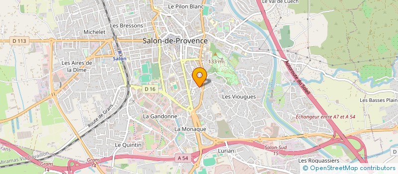 localisation de l'entreprise ASE KINE  SALON-DE-PROVENCE