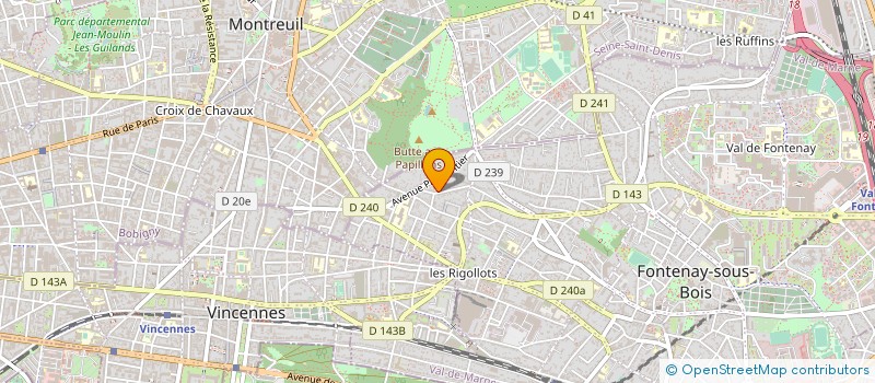 localisation de l'entreprise ASE SOLUTIONS à FONTENAY-SOUS-BOIS