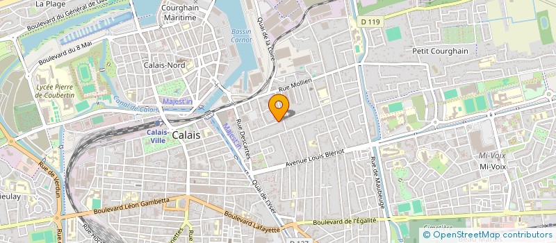 localisation de l'entreprise ASE SUPPORTER  CALAIS