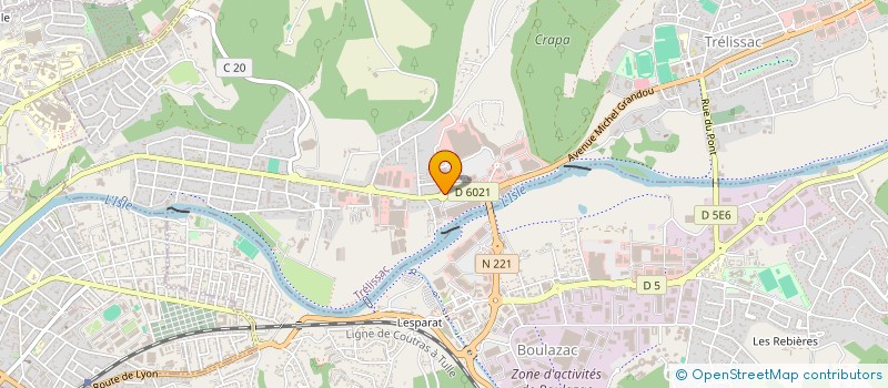 localisation de l'entreprise ASEA EXPLOITATION à TRELISSAC