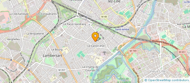 localisation de l'entreprise ASEA HOLDING  LAMBERSART