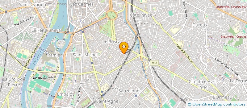 localisation de l'entreprise ASEA IMMOS à TOULOUSE
