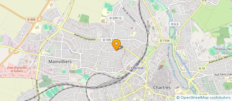 localisation de l'entreprise ASEAVA à CHAMPHOL