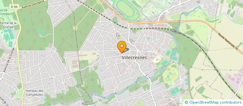 localisation de l'entreprise ASEB  VILLECRESNES