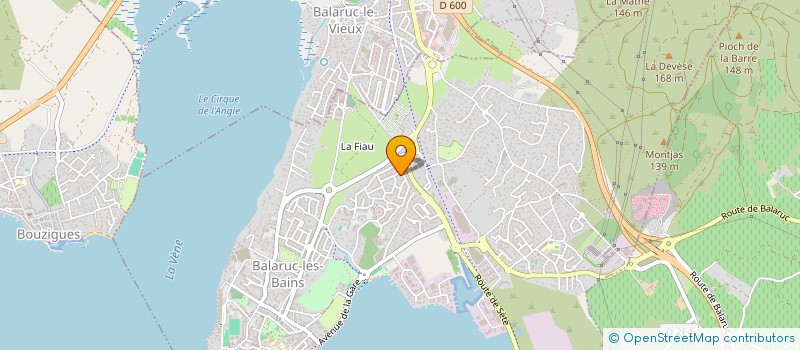 localisation de l'entreprise ASEBLAU  BALARUC-LES-BAINS