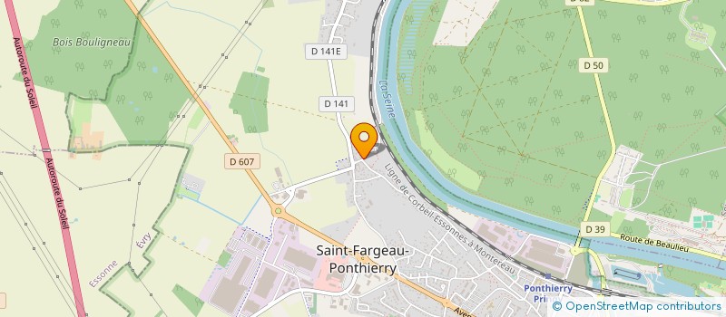 localisation de l'entreprise ASECO AUTOMATISME SECURITE CONTROLE à SAINT-FARGEAU-PONTHIERRY