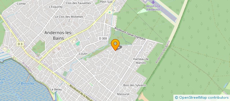 localisation de l'entreprise ASECURITE PRIVEE à ANDERNOS-LES-BAINS