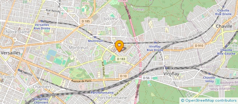 localisation de l'entreprise ASED CONSULTING à VERSAILLES