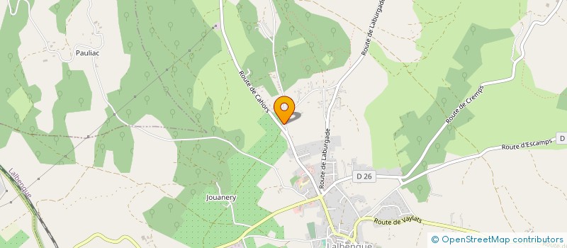 localisation de l'entreprise ASEE  LALBENQUE